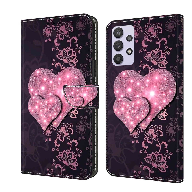Crystal 3D Shockproof Protective Leather Phone Case, For Samsung Galaxy A32 5G, For Samsung Galaxy S21
