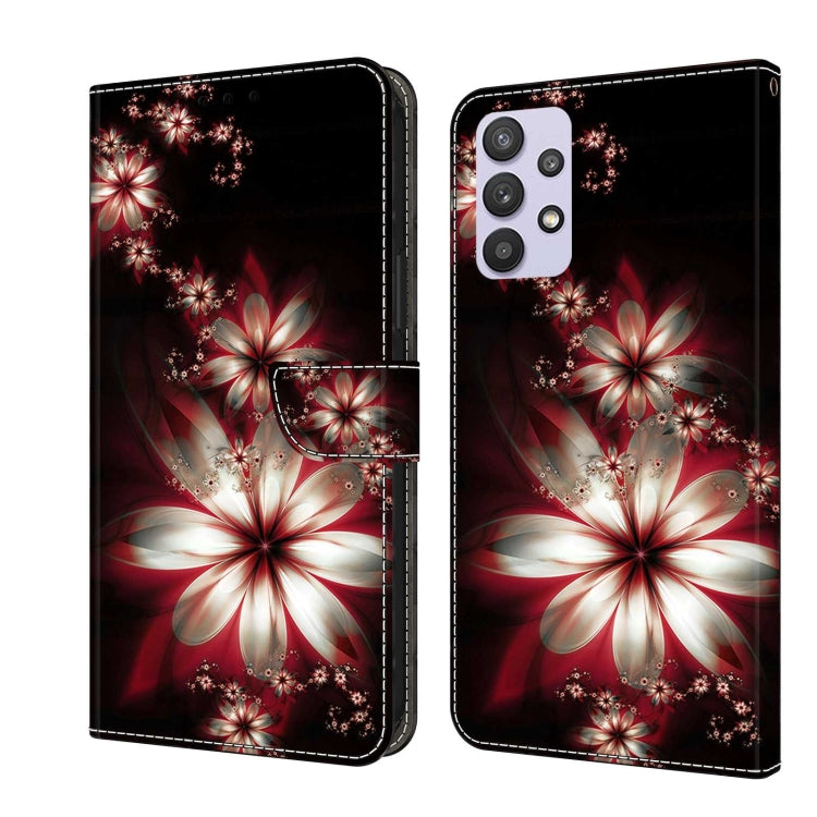 Crystal 3D Shockproof Protective Leather Phone Case, For Samsung Galaxy A32 5G, For Samsung Galaxy S21