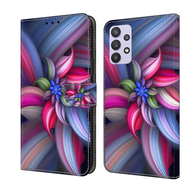 Crystal 3D Shockproof Protective Leather Phone Case, For Samsung Galaxy A32 5G, For Samsung Galaxy S21