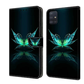 Crystal 3D Shockproof Protective Leather Phone Case, For Samsung Galaxy A51 4G, For Samsung Galaxy A50
