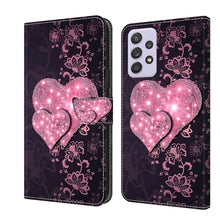 Load image into Gallery viewer, Crystal 3D Shockproof Protective Leather Phone Case, For Samsung Galaxy S22, For Samsung Galaxy A52 / A52s 5G