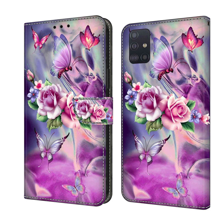 Crystal 3D Shockproof Protective Leather Phone Case, For Samsung Galaxy A21s, For Samsung Galaxy A71 4G