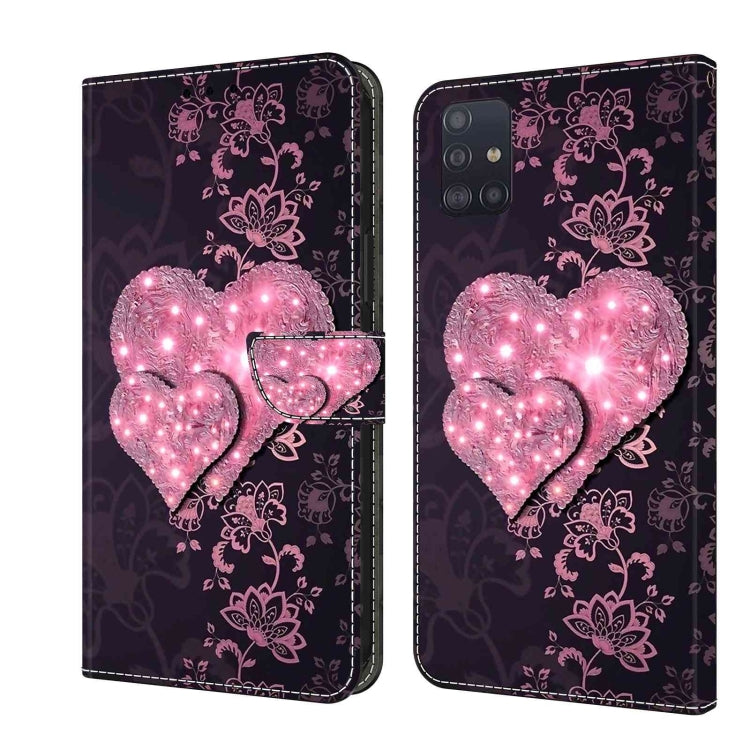 Crystal 3D Shockproof Protective Leather Phone Case, For Samsung Galaxy A21s, For Samsung Galaxy A71 4G