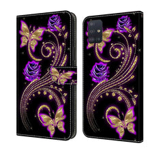 Load image into Gallery viewer, Crystal 3D Shockproof Protective Leather Phone Case, For Samsung Galaxy A21s, For Samsung Galaxy A71 4G