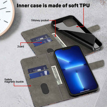 Load image into Gallery viewer, Crystal 3D Shockproof Protective Leather Phone Case