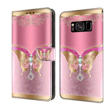 Load image into Gallery viewer, Crystal 3D Shockproof Protective Leather Phone Case