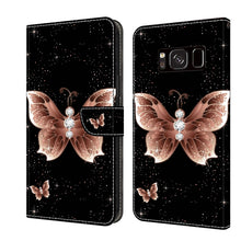 Load image into Gallery viewer, Crystal 3D Shockproof Protective Leather Phone Case