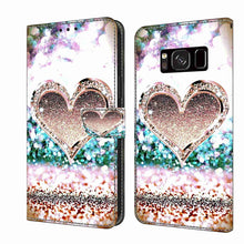 Load image into Gallery viewer, Crystal 3D Shockproof Protective Leather Phone Case