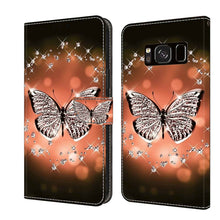 Load image into Gallery viewer, Crystal 3D Shockproof Protective Leather Phone Case