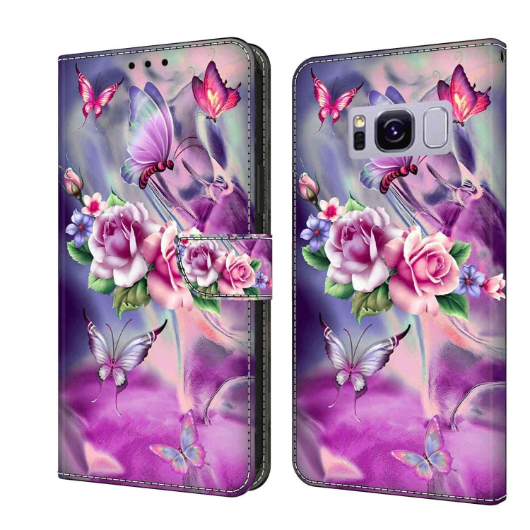 Crystal 3D Shockproof Protective Leather Phone Case, For Samsung Galaxy S9, For Samsung Galaxy S8+