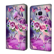 Load image into Gallery viewer, Crystal 3D Shockproof Protective Leather Phone Case, For Samsung Galaxy S9, For Samsung Galaxy S8+