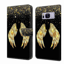 Load image into Gallery viewer, Crystal 3D Shockproof Protective Leather Phone Case, For Samsung Galaxy S9, For Samsung Galaxy S8+