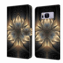 Load image into Gallery viewer, Crystal 3D Shockproof Protective Leather Phone Case, For Samsung Galaxy S9, For Samsung Galaxy S8+