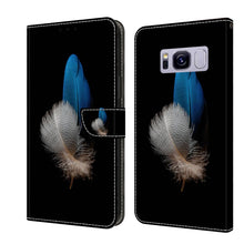 Load image into Gallery viewer, Crystal 3D Shockproof Protective Leather Phone Case, For Samsung Galaxy S9, For Samsung Galaxy S8+
