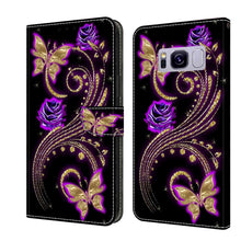 Load image into Gallery viewer, Crystal 3D Shockproof Protective Leather Phone Case, For Samsung Galaxy S9, For Samsung Galaxy S8+