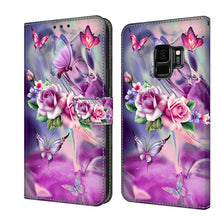 Load image into Gallery viewer, Crystal 3D Shockproof Protective Leather Phone Case, For Samsung Galaxy S9, For Samsung Galaxy S8+