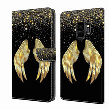 Load image into Gallery viewer, Crystal 3D Shockproof Protective Leather Phone Case, For Samsung Galaxy S9, For Samsung Galaxy S8+