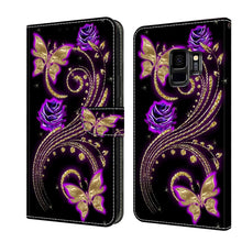 Load image into Gallery viewer, Crystal 3D Shockproof Protective Leather Phone Case, For Samsung Galaxy S9, For Samsung Galaxy S8+