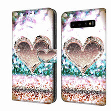 Load image into Gallery viewer, Crystal 3D Shockproof Protective Leather Phone Case, For Samsung Galaxy S10e, For Samsung Galaxy S10+