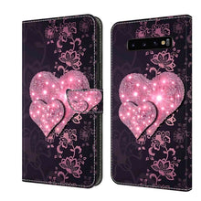 Load image into Gallery viewer, Crystal 3D Shockproof Protective Leather Phone Case, For Samsung Galaxy S10e, For Samsung Galaxy S10+