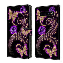 Load image into Gallery viewer, Crystal 3D Shockproof Protective Leather Phone Case, For Samsung Galaxy S10e, For Samsung Galaxy S10+