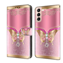 Load image into Gallery viewer, Crystal 3D Shockproof Protective Leather Phone Case, For Samsung Galaxy A32 5G, For Samsung Galaxy S21