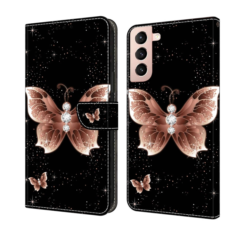 Crystal 3D Shockproof Protective Leather Phone Case, For Samsung Galaxy A32 5G, For Samsung Galaxy S21