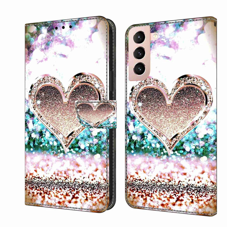 Crystal 3D Shockproof Protective Leather Phone Case, For Samsung Galaxy A32 5G, For Samsung Galaxy S21