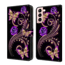 Load image into Gallery viewer, Crystal 3D Shockproof Protective Leather Phone Case, For Samsung Galaxy A32 5G, For Samsung Galaxy S21