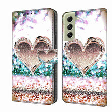 Load image into Gallery viewer, Crystal 3D Shockproof Protective Leather Phone Case, For Samsung Galaxy A22 5G, For Samsung Galaxy S21 FE 5G