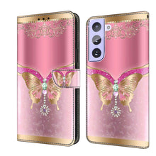 Load image into Gallery viewer, Crystal 3D Shockproof Protective Leather Phone Case, For Samsung Galaxy S21+, For Samsung Galaxy S21 Ultra