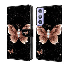 Load image into Gallery viewer, Crystal 3D Shockproof Protective Leather Phone Case, For Samsung Galaxy S21+, For Samsung Galaxy S21 Ultra