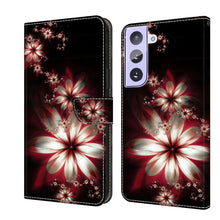 Load image into Gallery viewer, Crystal 3D Shockproof Protective Leather Phone Case, For Samsung Galaxy S21+, For Samsung Galaxy S21 Ultra