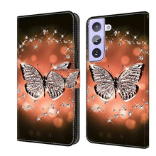 Load image into Gallery viewer, Crystal 3D Shockproof Protective Leather Phone Case, For Samsung Galaxy S21+, For Samsung Galaxy S21 Ultra