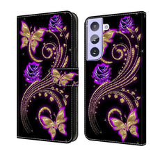Load image into Gallery viewer, Crystal 3D Shockproof Protective Leather Phone Case, For Samsung Galaxy S21+, For Samsung Galaxy S21 Ultra