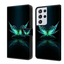 Load image into Gallery viewer, Crystal 3D Shockproof Protective Leather Phone Case, For Samsung Galaxy S21+, For Samsung Galaxy S21 Ultra