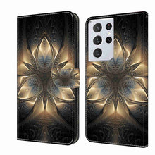 Load image into Gallery viewer, Crystal 3D Shockproof Protective Leather Phone Case, For Samsung Galaxy S21+, For Samsung Galaxy S21 Ultra