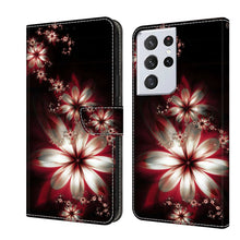Load image into Gallery viewer, Crystal 3D Shockproof Protective Leather Phone Case, For Samsung Galaxy S21+, For Samsung Galaxy S21 Ultra