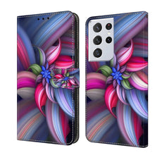 Load image into Gallery viewer, Crystal 3D Shockproof Protective Leather Phone Case, For Samsung Galaxy S21+, For Samsung Galaxy S21 Ultra