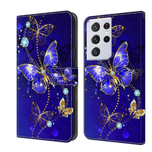 Load image into Gallery viewer, Crystal 3D Shockproof Protective Leather Phone Case, For Samsung Galaxy S21+, For Samsung Galaxy S21 Ultra