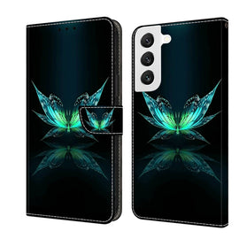 Crystal 3D Shockproof Protective Leather Phone Case, For Samsung Galaxy S22, For Samsung Galaxy A52 / A52s 5G