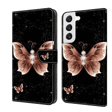 Load image into Gallery viewer, Crystal 3D Shockproof Protective Leather Phone Case, For Samsung Galaxy S22, For Samsung Galaxy A52 / A52s 5G