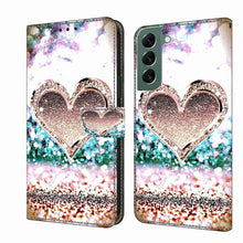 Load image into Gallery viewer, Crystal 3D Shockproof Protective Leather Phone Case, For Samsung Galaxy S22 Ultra, For Samsung Galaxy S22+