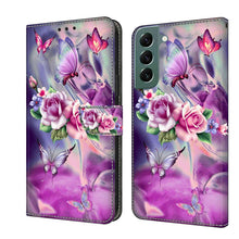 Load image into Gallery viewer, Crystal 3D Shockproof Protective Leather Phone Case, For Samsung Galaxy S22 Ultra, For Samsung Galaxy S22+