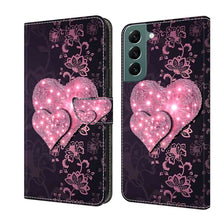 Load image into Gallery viewer, Crystal 3D Shockproof Protective Leather Phone Case, For Samsung Galaxy S22 Ultra, For Samsung Galaxy S22+
