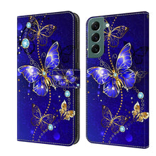 Load image into Gallery viewer, Crystal 3D Shockproof Protective Leather Phone Case, For Samsung Galaxy S22 Ultra, For Samsung Galaxy S22+