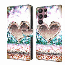 Load image into Gallery viewer, Crystal 3D Shockproof Protective Leather Phone Case, For Samsung Galaxy S22 Ultra, For Samsung Galaxy S22+