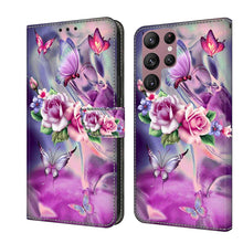 Load image into Gallery viewer, Crystal 3D Shockproof Protective Leather Phone Case, For Samsung Galaxy S22 Ultra, For Samsung Galaxy S22+