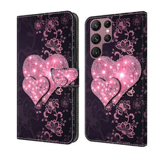 Load image into Gallery viewer, Crystal 3D Shockproof Protective Leather Phone Case, For Samsung Galaxy S22 Ultra, For Samsung Galaxy S22+