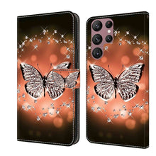 Load image into Gallery viewer, Crystal 3D Shockproof Protective Leather Phone Case, For Samsung Galaxy S22 Ultra, For Samsung Galaxy S22+